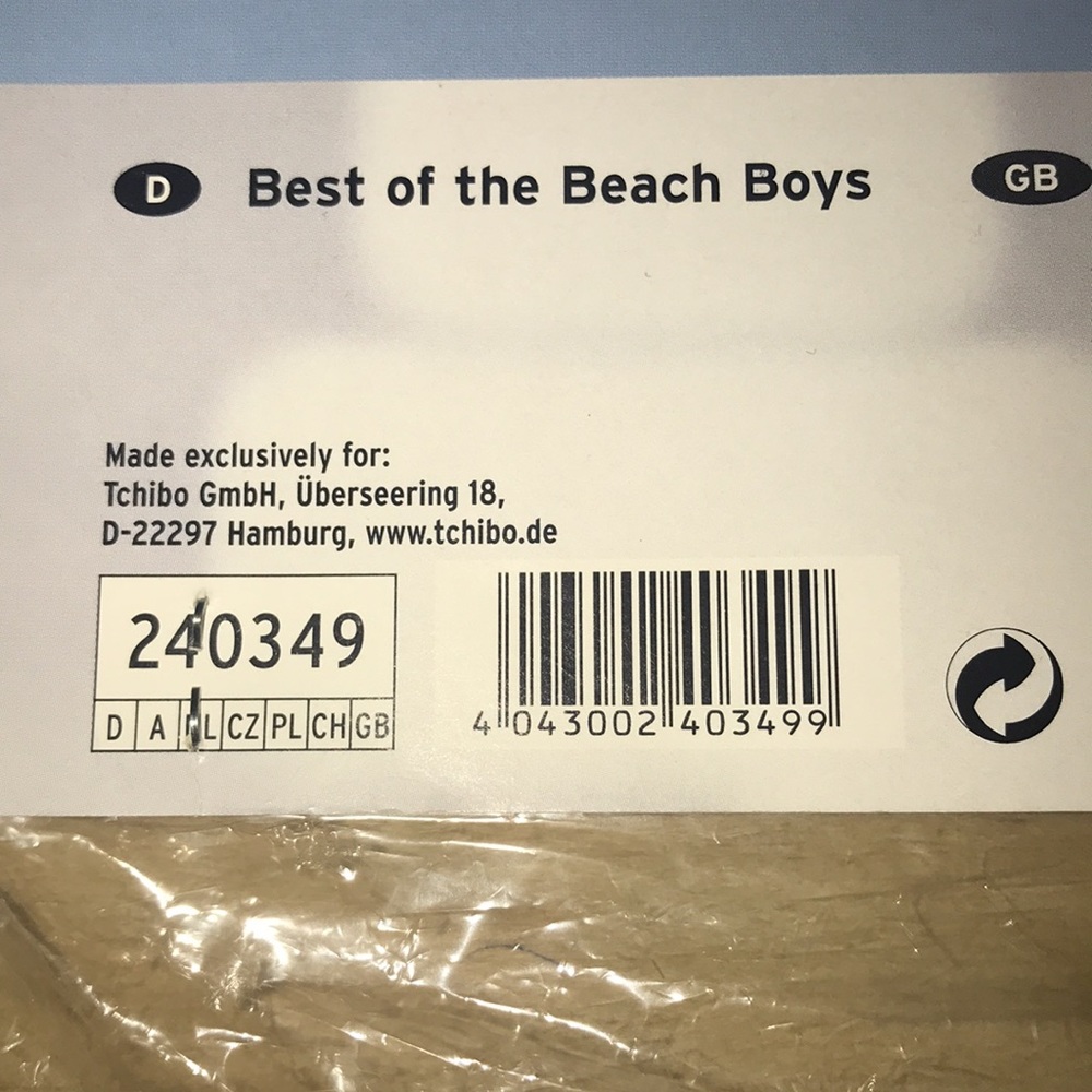 TCHIBO GERMAN ISSUED BEACH BOYS CD/FRISBEE - Picture 7 of 7